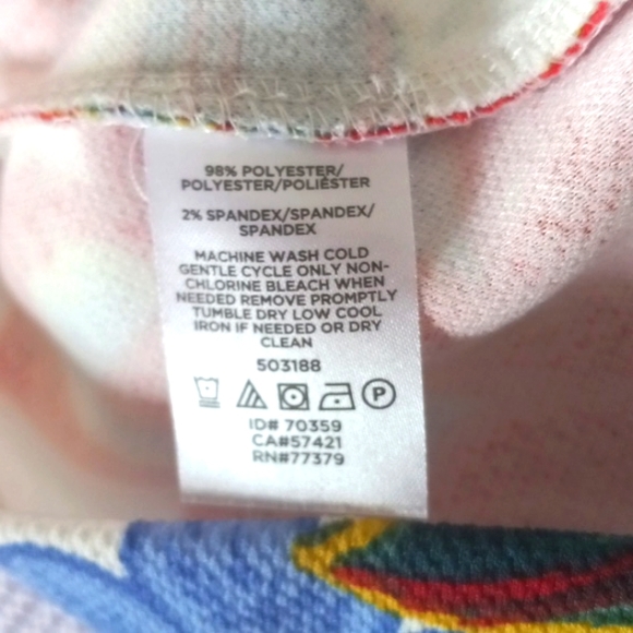 Ann Taylor Factory SP NWOT Top Floral Short Sleeve Square Neck Top Ca… - Picture 6 of 6